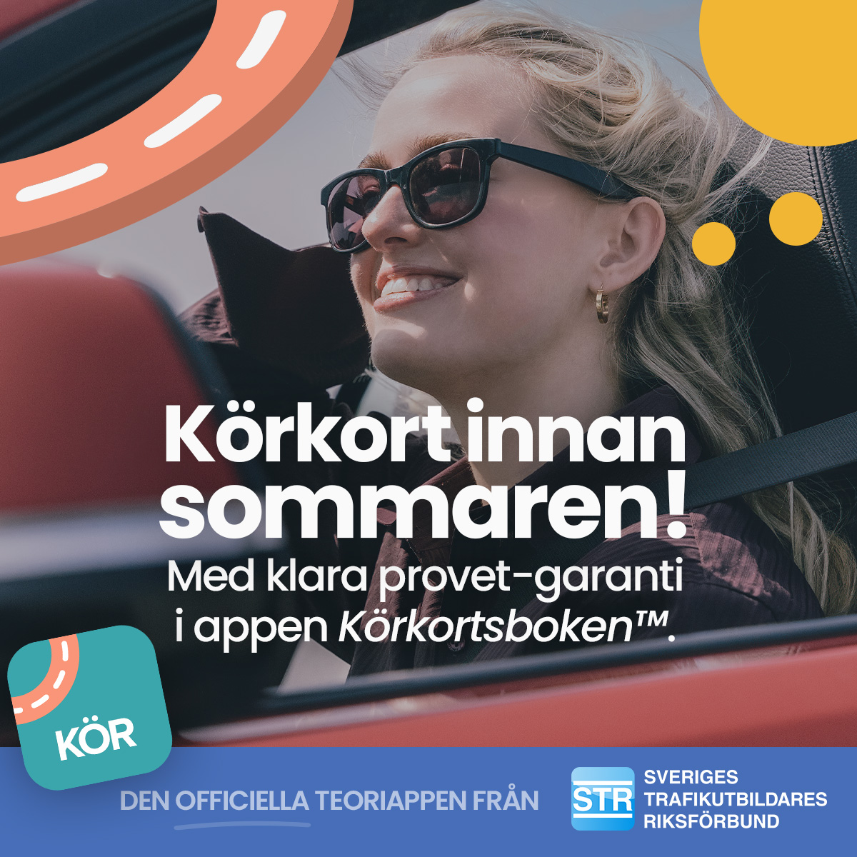 Kampanj Vår - Körkort innan sommaren Körkortsboken - Hemsida SoMe - 1_1
